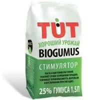 Letto TUT Biogumus Экосс-25 Стимулятор урожая гранулы 25% гумуса