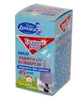 Домовой Прошка Жидкость от комаров Тройной удар с маслом розмарина 45 ночей