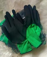 Перчатки для шиномонтажа пена ладони черные Перчатки для шиномонтажа пена ладони черные