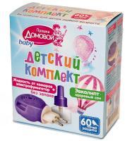 Домовой Прошка Жидкость от комаров детская с эвкалиптом 45 ночей