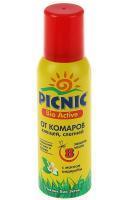 Picnic Bio Active Аэрозоль от комаров и клещей 125 мл