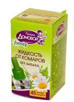 Домовой Прошка Жидкость от комаров Био Family с экстрактом ромашки 45 ночей