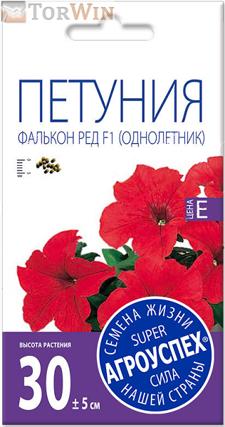 Агроуспех семена Петуния Фалькон Ред F1 однолетник Агроуспех семена Петуния Фалькон Ред F1 однолетник