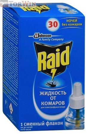 РАЙД Raid жидкость против комаров (для фумигатора) 30 ночей