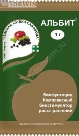 ЗАС Альбит Защита в иммунизации повышает устойчивость культур и сдерживает развитие болезни 1 г