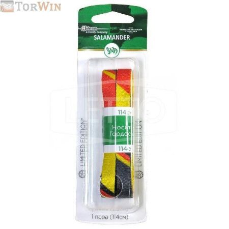 Salamander Шнурки плоские цвет микс