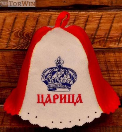 Шапка банная женская Царица цвет комбо
