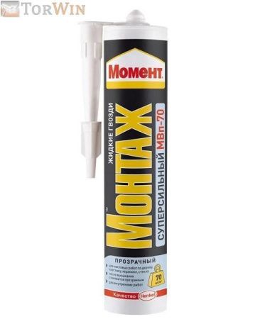 Момент Монтаж Клей МВп-70 жидкие гвозди суперсильный прозрачный 280 г