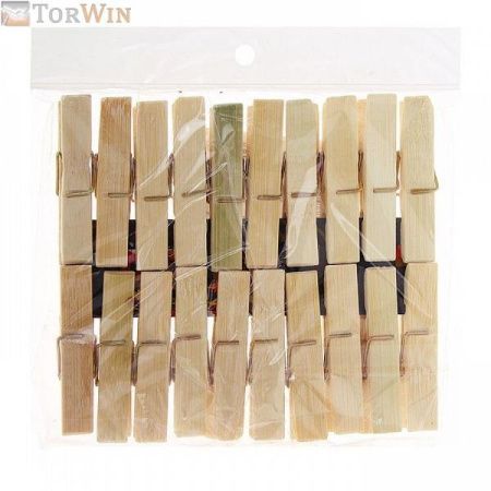 Прищепки бельевые бамбуковые