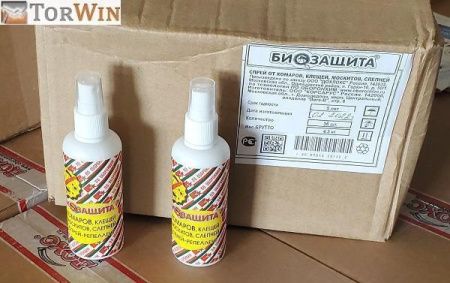 ХАРАКТЕРИСТИКИ
Фасовка: пластиковый баллон с помпой, 100 мл
Состав: N,N-диэтилтолуамид (0,7%), пропиленгликоль, силикон, отдушка, аллантоин, вода
Торговая марка: БИОЗАЩИТА
Производитель: по технологии ПО ОБОРОНХИМ
Страна производитель: Россия
Срок го