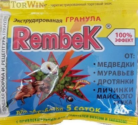 Rembek экструдированные гранулы от медведки