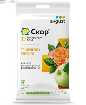 Скор Август от болезней плодовых и декоративных культур