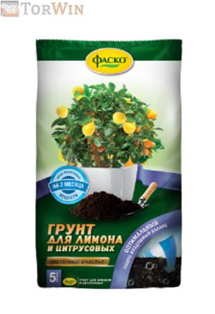 Фаско Цветочное счастье Грунт специализированный для лимона и цитрусовых