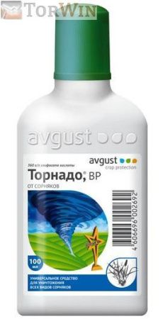 AVGUST АВГУСТ Торнадо от Сорняков гербицид сплошного действия объем 100 мл