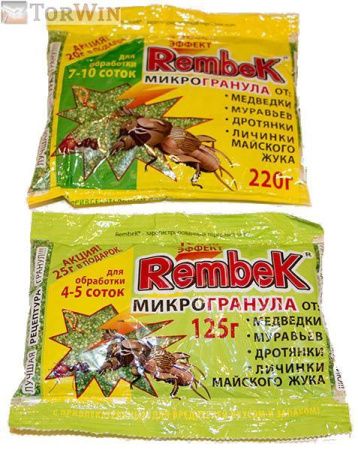 Rembek Микрогранула от медведки, муравьев, личинки майского жука