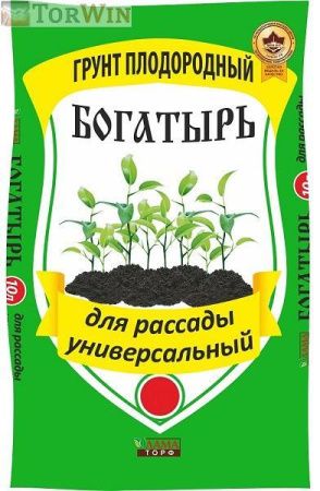 Лама Торф Грунт Богатырь для рассады универсальный