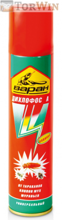Варан А Дихлофос универсальный (от тараканов, клопов, мух, муравьев) 145 мл