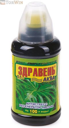 Здравень Аква антистресс-регенератор при пожелтении листьев Здравень Аква антистресс-регенератор при пожелтении листьев