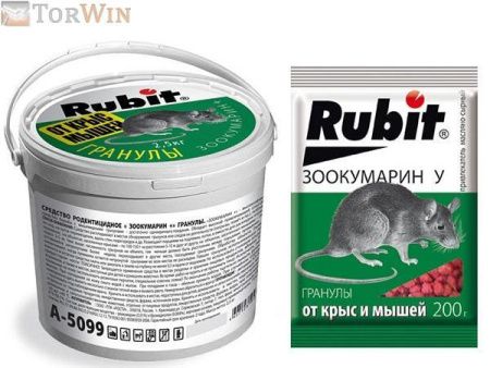 Средство от грызунов Rubit ЗООКУМАРИН+ гранулы 30 г