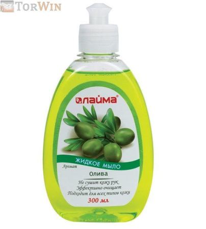 Мыло жидкое, ЛАЙМА, Олива, пуш-пул