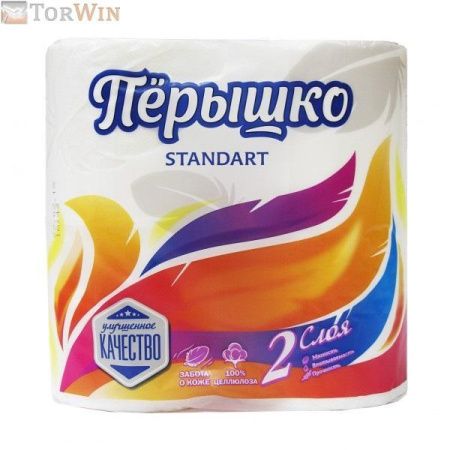 Туалетная бумага Перышко белая