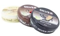 Silver Сильвер Premium Крем для обуви шайба черный