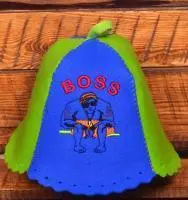 Шапка банная мужская Boss цвет комбо
