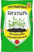Лама Торф Грунт Богатырь для рассады универсальный