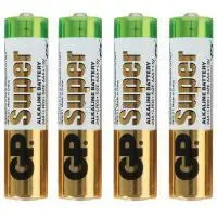 GP Super Alkaline Батарейка пальчиковая LR03