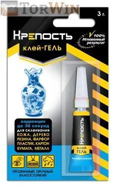 Крепость Клей-гель вес 3 г