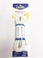 Olvist Шнурки White Sport плоские с восковой пропиткой цвет белый