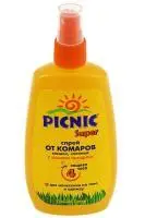 Picnic Super Спрей от комаров мошек слепней с маслом гвоздики 120 мл