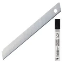 Staff Лезвия для канцелярских ножей толщина 0,38 мм в пластиковом пенале 10 шт