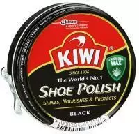 Крем для обуви Kiwi черный шайба 50 мл