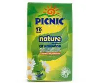 Picnic Nature Жидкость от комаров для фумигатора, вытяжка из ромашки 30 ночей