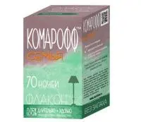 Комарофф Семья флакон с жидкостью от комаров без запаха на 70 ночей