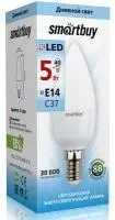 Smartbuy LED C37 4000K E14 дневной свет