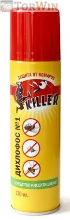KILLER Дихлофос № 1 от летающих и нелетающих насекомых 150 мл