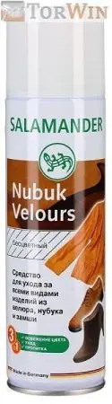 Средство Salamander Nubuk Velours для замши, нубука и велюра, бесцветная 250 мл