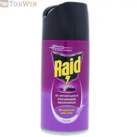 Raid Аэрозоль от летающих и ползающих насекомых аромат лаванда