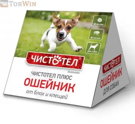 Чистотел плюс супер Ошейник для собак от блох, вшей, клещей