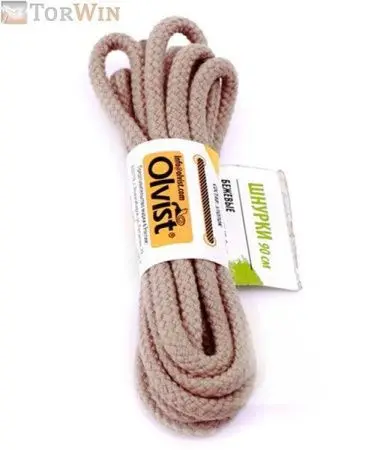 Olvist Олвист Шнурки Beige круглые толстые с воском цвет бежевый