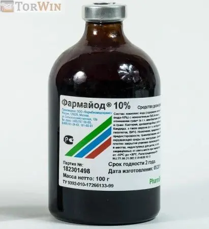 Фармайод 10% Для борьбы с вирусными, грибковыми и бактериальными болезнями растений
