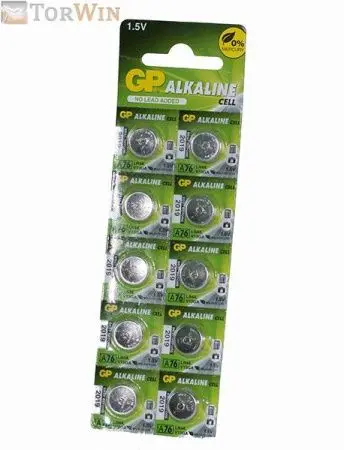 GP Аlkaline A76 G13 Батарейка часовая