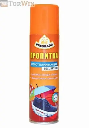 Pregrada Пропитка водоотталкивающая бесцветная для кожи, замши и нубука