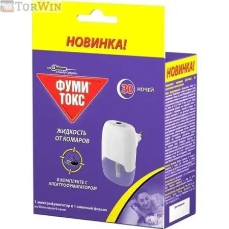 Фумитокс Комплект фумигатор + жидкость от комаров