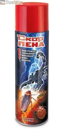 Средство инсектицидное от тараканов, муравьев, мух, клопов в виде пены в аэрозольной упаковке.
Ярко выраженный «нокдаун»-эффект
 Отличная проникающая способность в зону укрытия насекомых
 Создает инсектицидную плёнку на обрабатываемой поверхности, что га