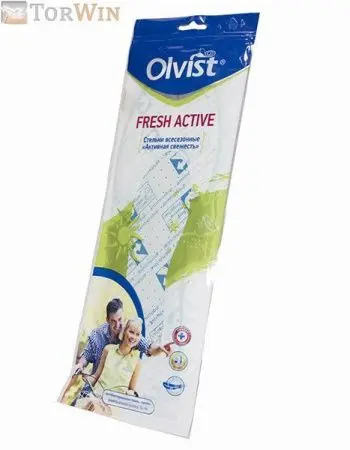 Olvist Стельки всесезонные Fresh Active c бактерицидным эффектом