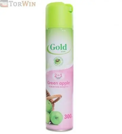 Освежитель воздуха Gold mint  Green apple