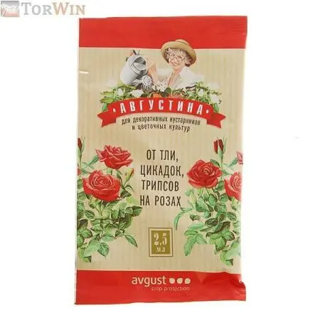 Августина от тли, цикадок и трипсов на розах